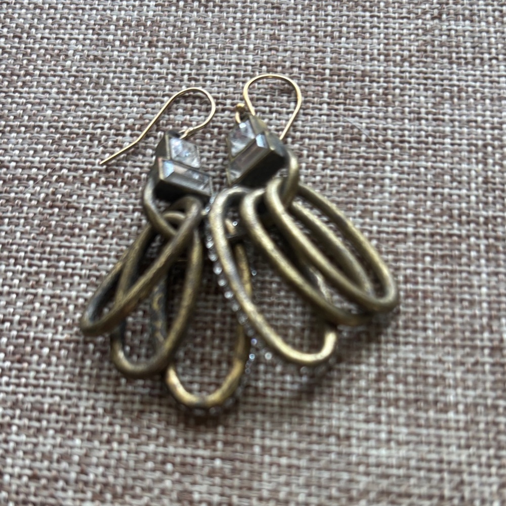 Silpada Elegant Gold and Silver Earrings